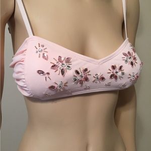 Kate Spade swim top Casablanca Blush Small